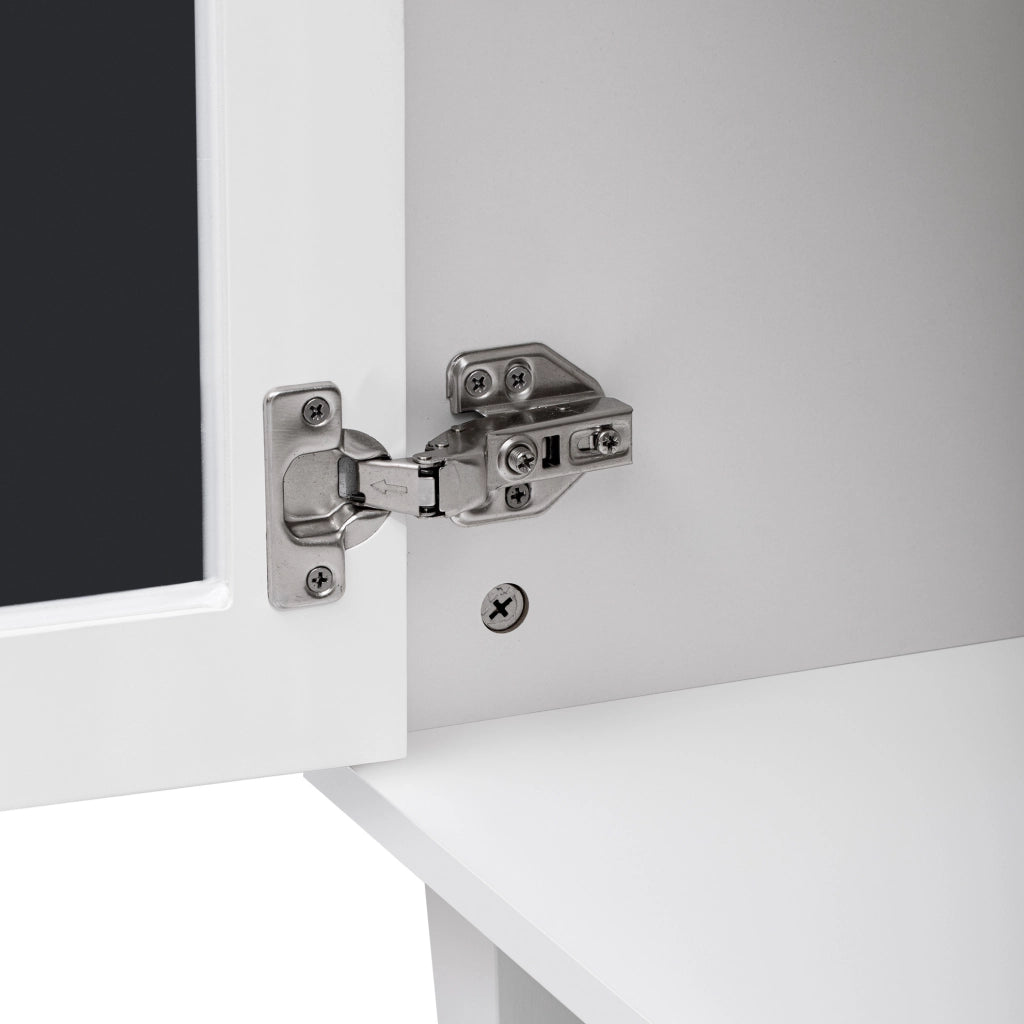 Credenza a specchio con ante, cassetti e ripiani regolabili