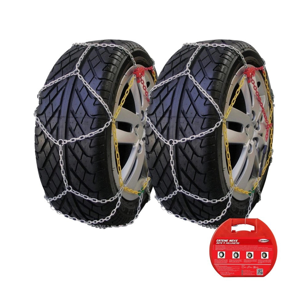 Set due pezzi catene da neve spessore 9mm gruppo 70
