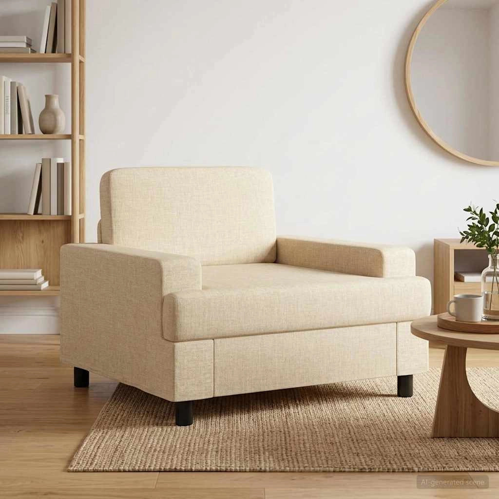 Poltrona Crema Tessuto 42043461