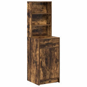 Credenza | Madia | Buffet da pranzo | Armadio da pranzo Rovere fum¨¦ 40 x 40,5 x 135 cm Legno multistrato