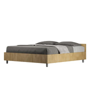 Letto Matrimoniale 160x200 cm Senza Rete Nuamo Quercia Natura