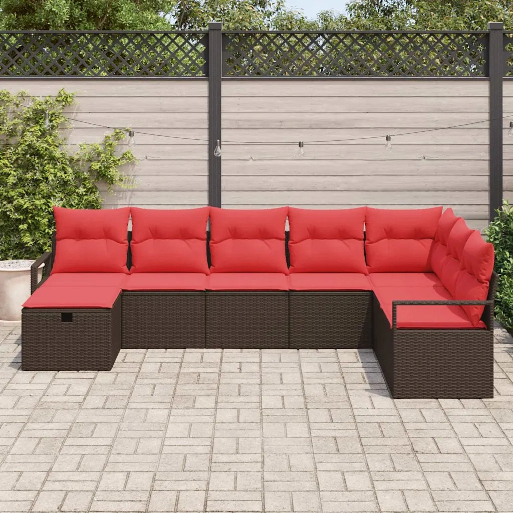 Set di divani con cuscino 6 pcs polyrattan 3360565