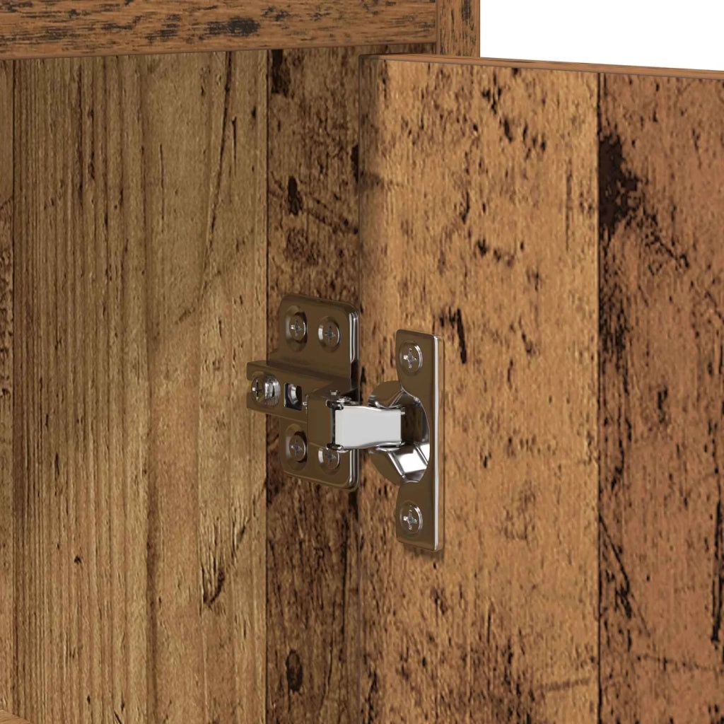 Comodini 2 pz Legno antico 40 x 30 x 60 cm Legno ingegnerizzato 8011024