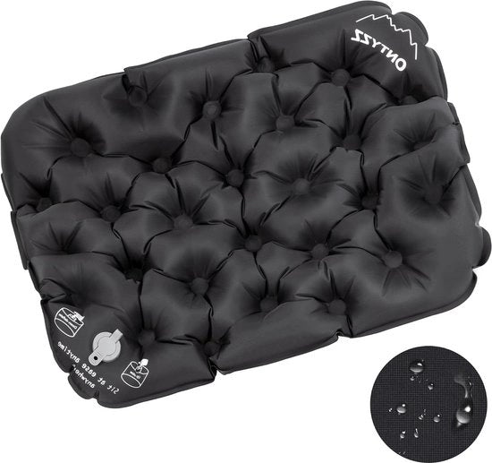 Cuscino Inflato - Portatile e Leggero - Per Campeggio e Sedia da Ufficio
