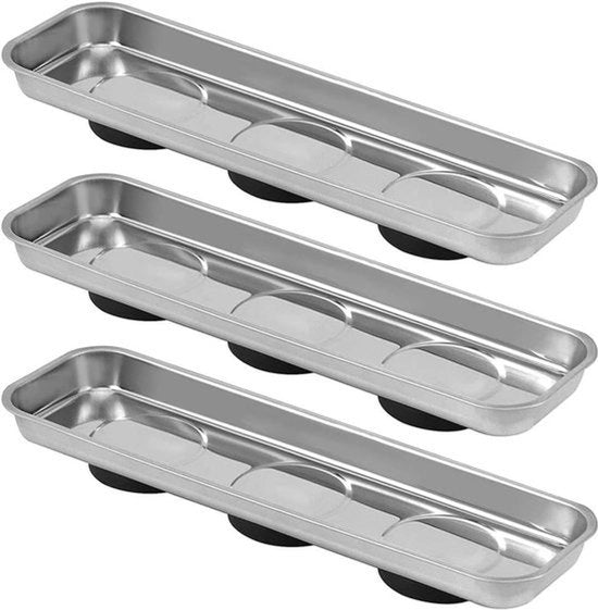 Borsa per strumenti magnetica - RVS - Magnete - 23 x 6 cm - Tenuta degli strumenti - Magnete potenti - Garage - Officina - Progetti di fai da te - Adatto per diversi strumenti