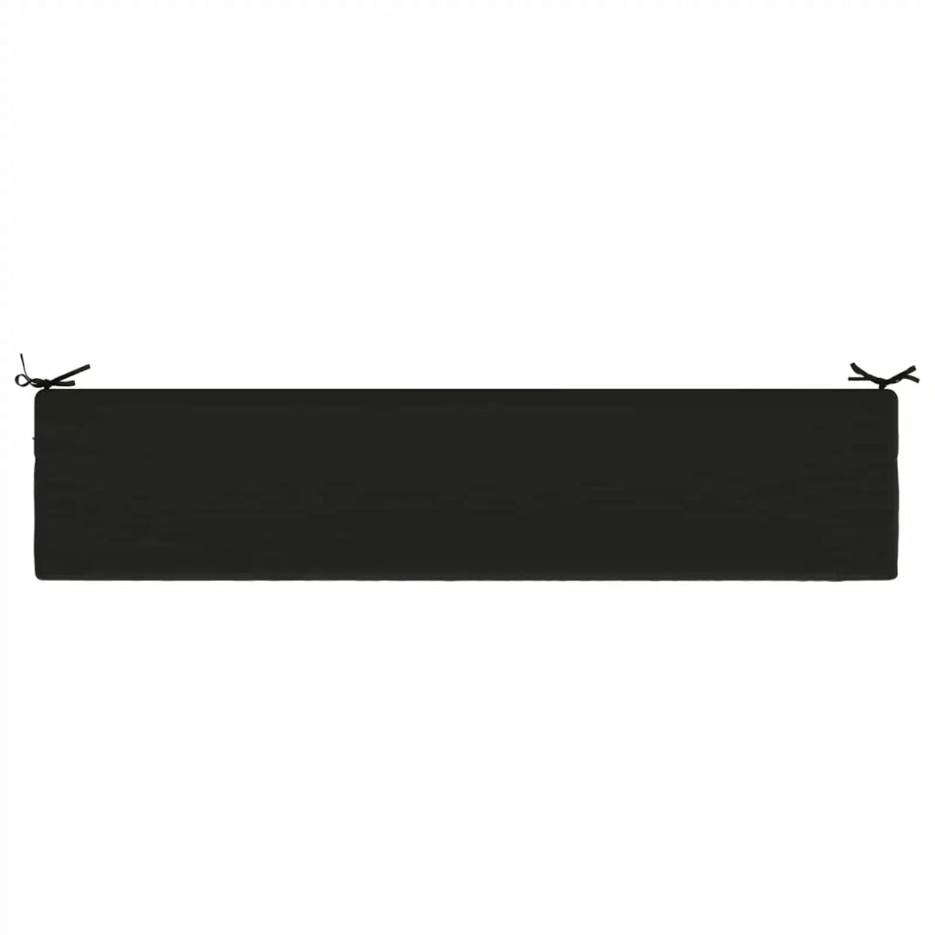 Cuscini per Panchina a 2 Pezzi SOEST 2 pz 100% Poliestere Nero 949227