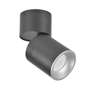 Faretto da soffitto orientabile GU10 nero/argento Astra Polux