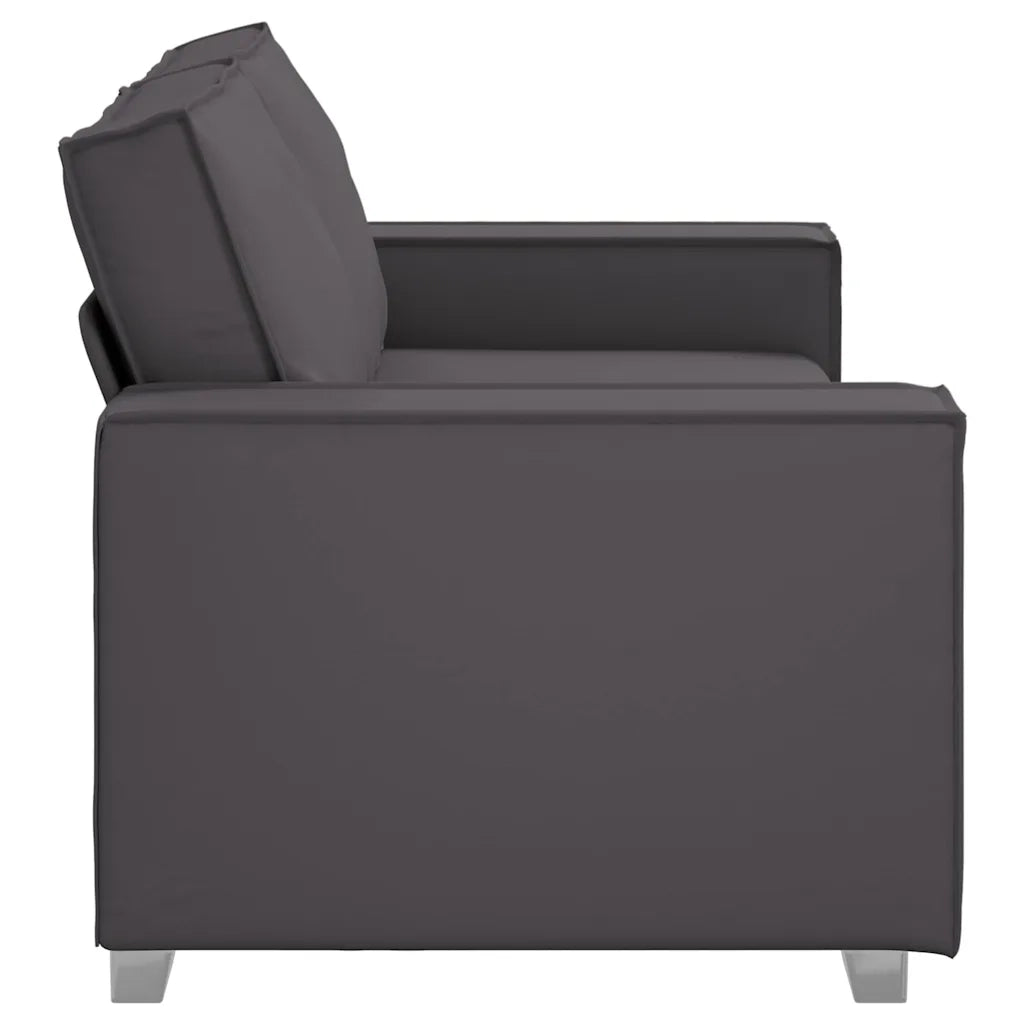 Divano | Divano da soggiorno | Sofa a due posti Grigio 180 cm Pelle Sintetica