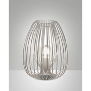 Lampada Camp Tavolo Bianca Fabas Unica Stile Moderno 1 Luce E27 Collezione CAMP