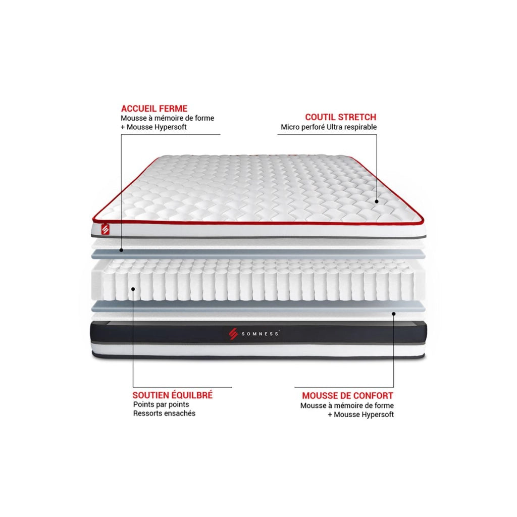 Materasso e base 90x190 cm - Energy