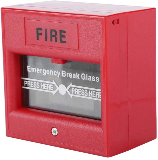 Pulsante di Emergenza - Pulsante di Sicurezza per Anziani - Pulsante di Emergenza per Seniori - Pulsante di Avvio - Materiale Resistente al Fuoco - Dimensioni 8,6 x 8,6 x 5 cm