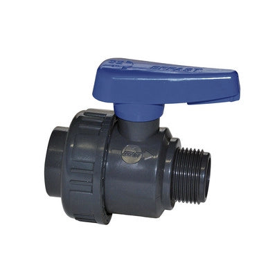 VALVOLA A SFERA MONOGHIERA IN PVC CON FIL. MF- 1/2- IRRIT- pezzi 1