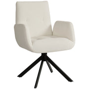 Poltrona girevole ¨C Minimal ¨C crema