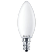 Philips 8718699762698 Lampadina LED Candela Filamento E14 6,5 W 806 lm 2700 K Bianco Caldo colore Bianco
