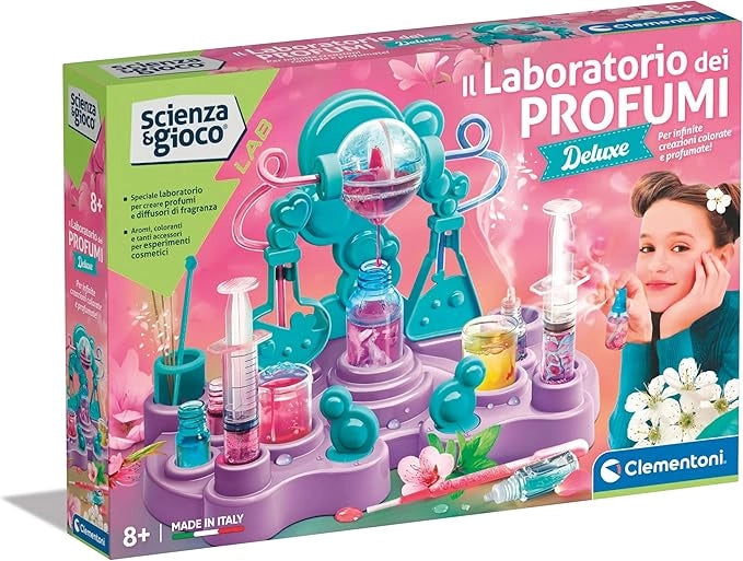 Scienza e Gioco Lab - Il Laboratorio dei Profumi, Gioco Scientifico per Bambini i, Kit per Realizzare Fragranze e Creme