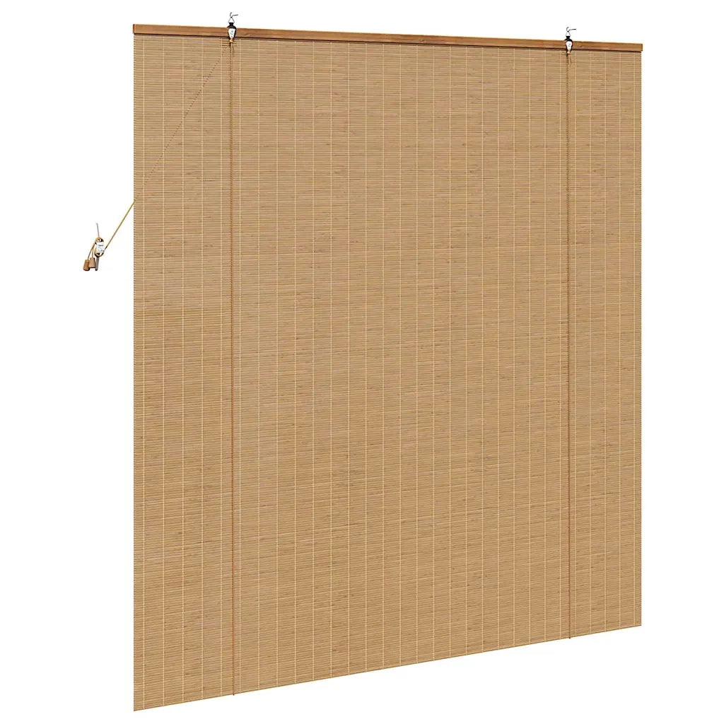 Tenda a rullo con tende Marrone 150 x 160 cm Bambù 42006860