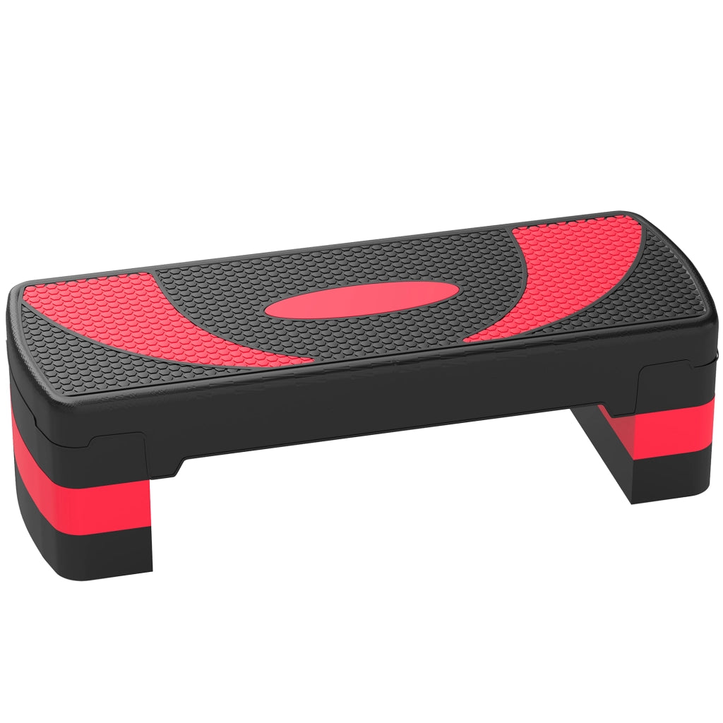 Stepper aerobico regolabile in altezza con 3 livelli (10/15/20 cm). Allenatore fitness per uso interno ed esterno, portata massima 150 kg, colore