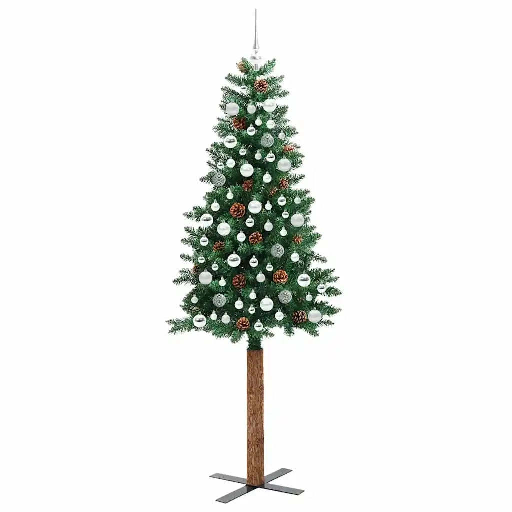 Albero di Natale snodato con 300 LED con supporto Verde 210 cm 3394882