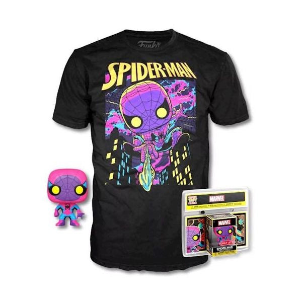 Funko pocket pop & tee : spider-man bl (l bambini) sc1 - 41413
