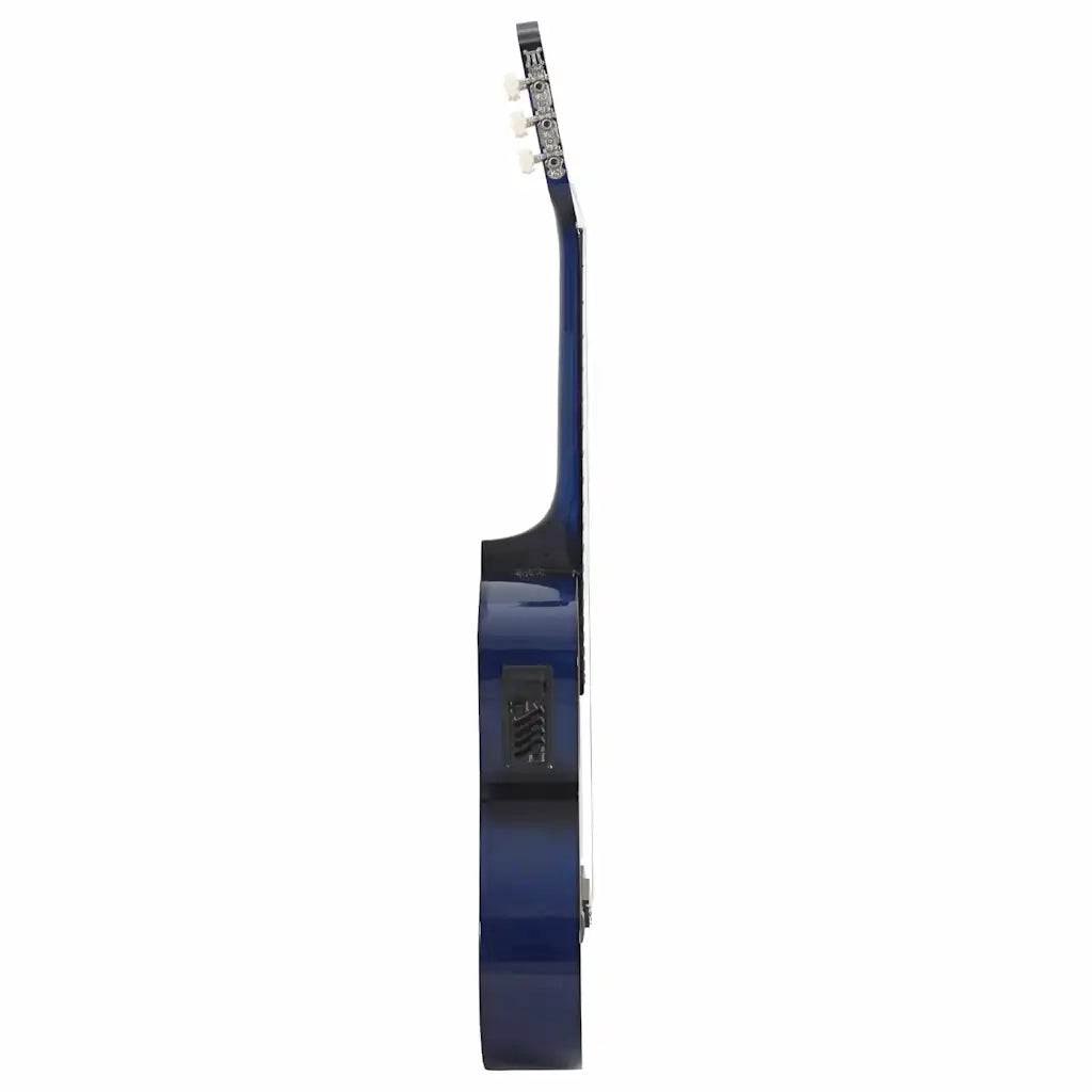 Chitarra Classica Western con Equalizzatore e 6 Corde Blu 70140
