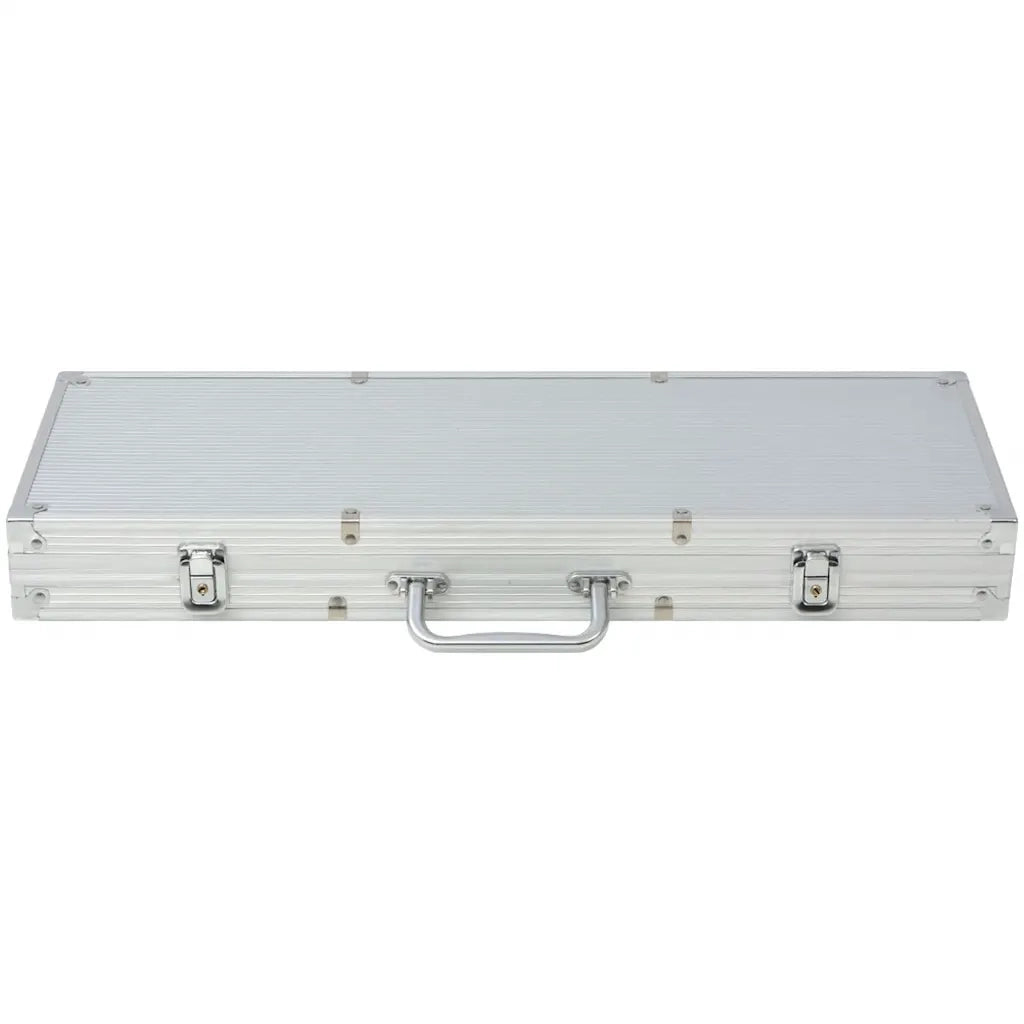 Set da Poker con 500 Chips Alluminio 80180