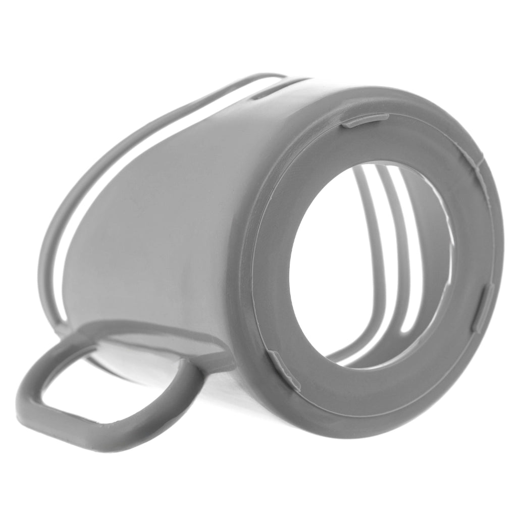 Cestini in plastica KADAX per bicchieri, 6 pezzi, colore grigio