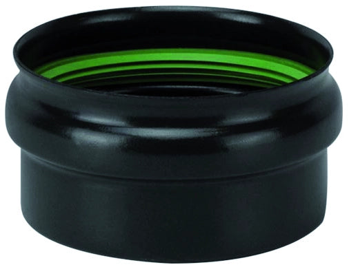 Save TAPPO PER DEVIAZIONE A T PER STUFA A PELLET LIGHT SENZA GUARNIZIONE Col. Nero opaco Ø cm.10