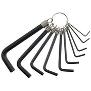Stanley set 10 chiavi a brugola con anello