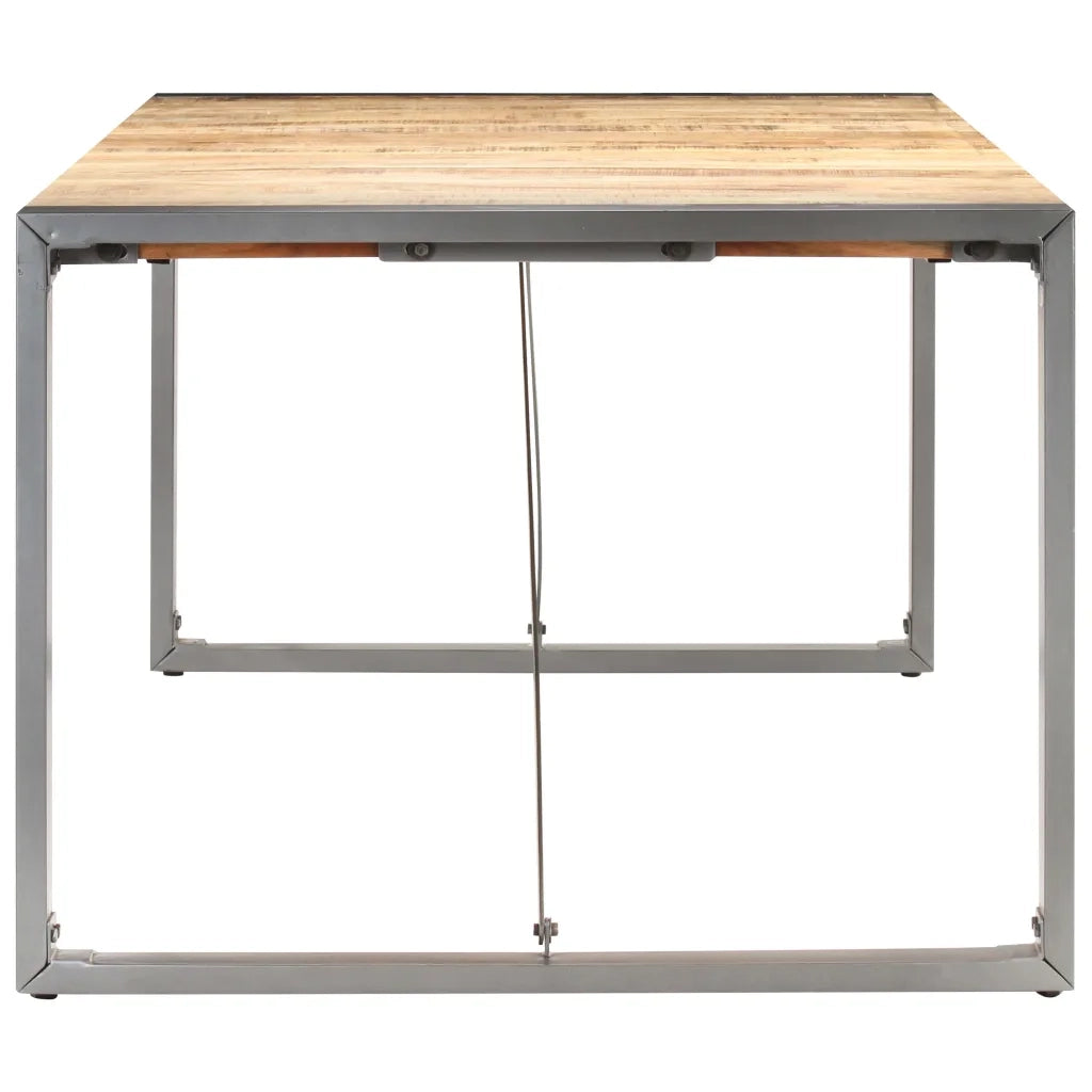 Tavolo da Pranzo | Tavolo da cucina 180x90x75 cm in Legno Massello di Mango Grezzo