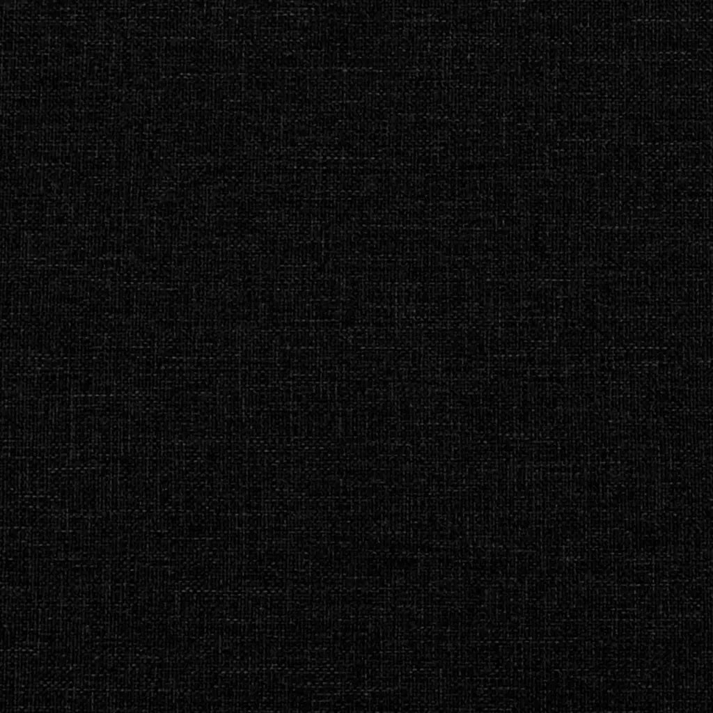 Cuscino Testiera Hvar Nero 100 cm in Tessuto 374551
