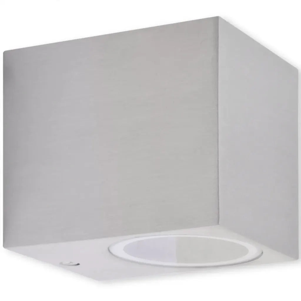 Luce da Parete per Esterno a Cubo 2 pz 42224