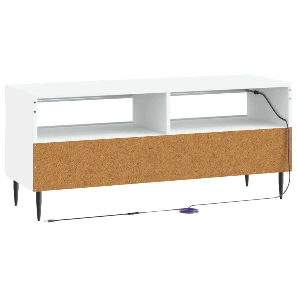 Mobile TV LED Bianco Legno ingegnerizzato 896545