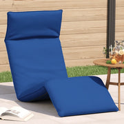 Lettino Pieghevole Blu Reale 175x54x8,5 cm in Tessuto Oxford 4019756