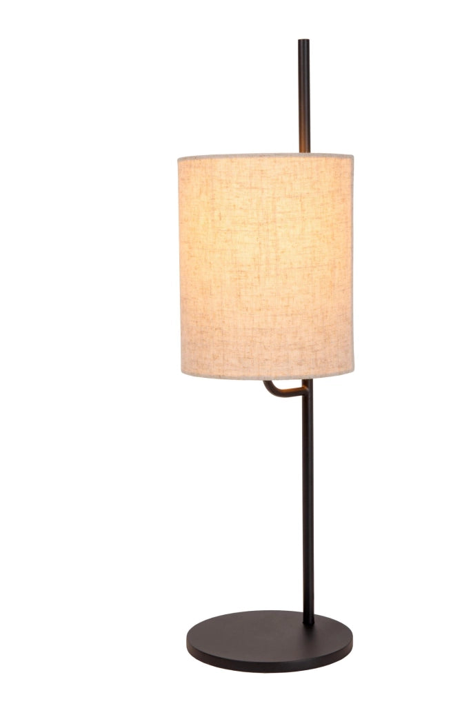 Lampada da tavolo MAGIC nera lino 1xE27 Lucide