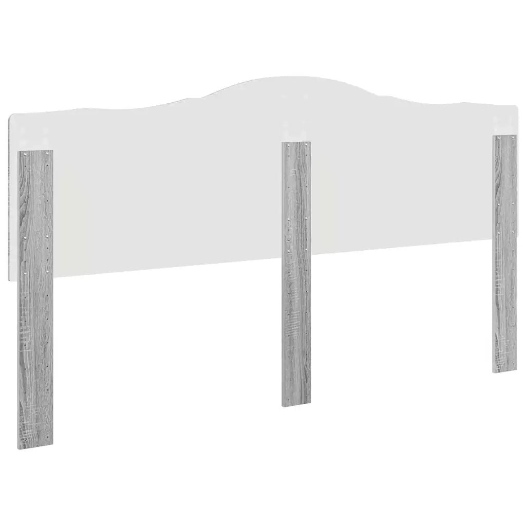 Testiera-Testata-Testiera Decorativa Grigio Sonoma 180 cm Legno multistrato 515605