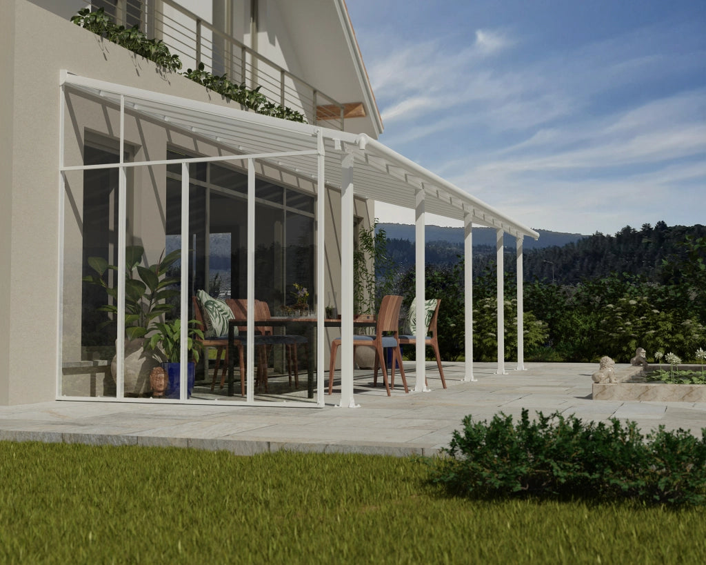 Parete laterale 3m Pergola Bianco