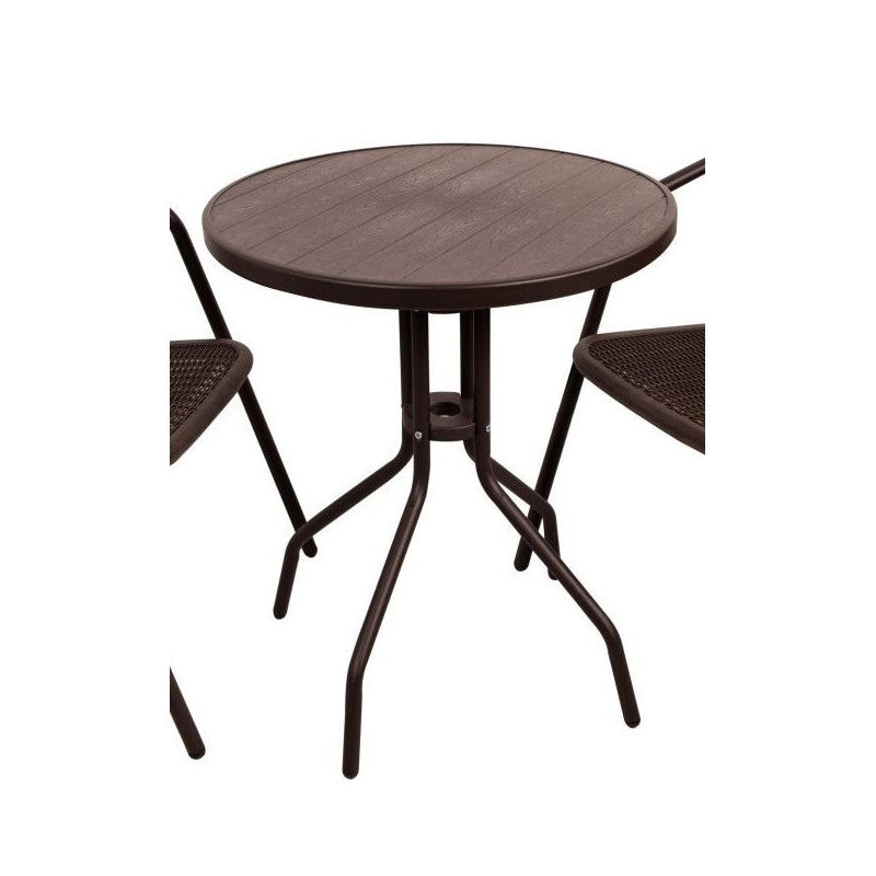 Tavolo Rio Marrone Scuro 60x70cm