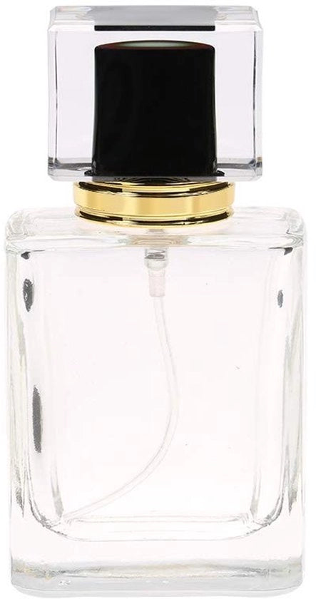 Spruzzatore di Profumo Portatile - Flacone di Profumo 50ml - Portatile - Flacone di Vetro - Design Unico - Facile da Riempire - Flacone di Profumo Portatile