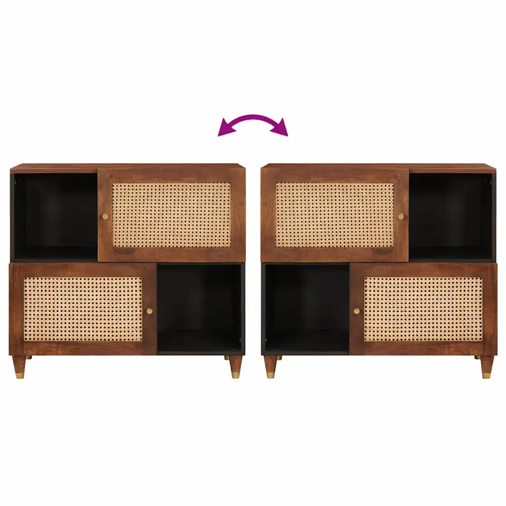 Credenza Marrone 80 x 33,5 x 75 cm Legno di mango massello 4018907