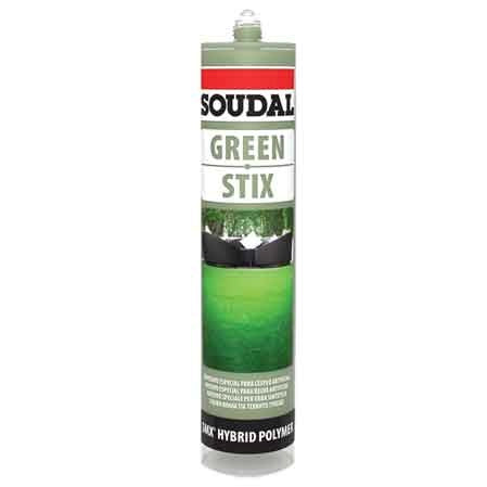 ADESIVO SIGILLANTE 'GREEN STIX' SOUDAL 290 ml - Verde - SOUDAL