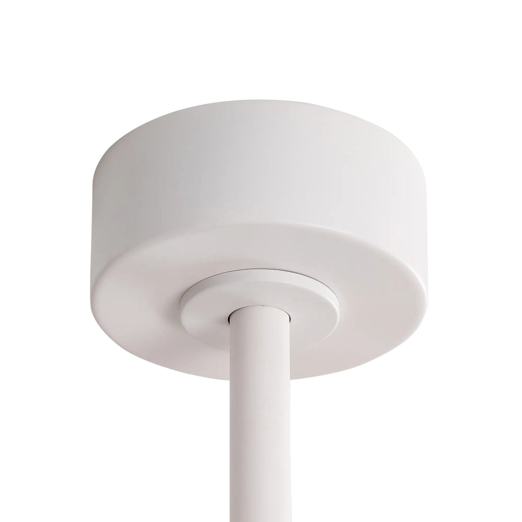 Ventilatore da soffitto 42 pollici bianco, 3 pale in legno massello rinforzate, motore DC reversibile, 6 velocità, 3CCT, memoria spegnimento, telecomando wireless