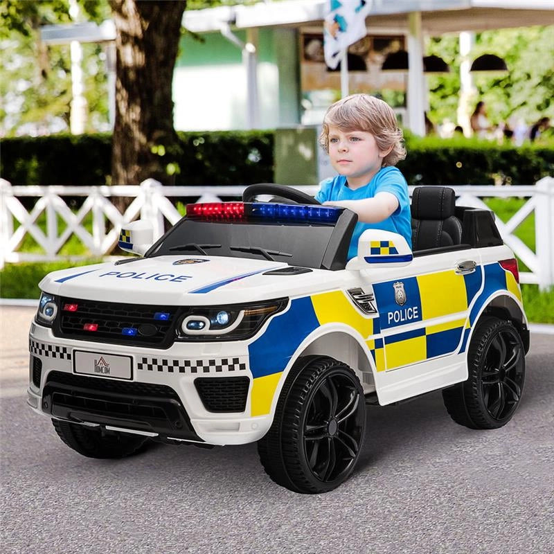 MACCHINA ELETTRICA PER BAMBINI CON TELECOMANDO BIANCA