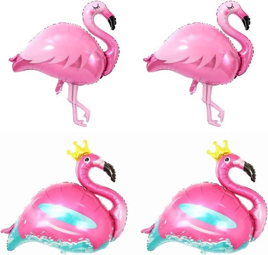 Set di palloni da flauto in alluminio - Set da 4 pezzi, gonfiabile e riutilizzabile