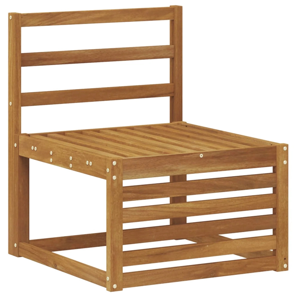 Set divani 4 pcs Naturale Legno di Acacia Massello 3374599
