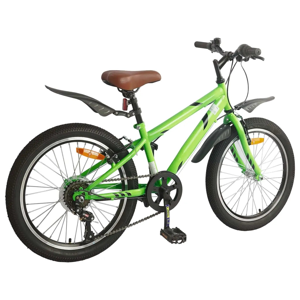 Bicicletta per Bambini | Bici per bambini 24 Pollici 6-Speed per 8-12 anni Verde