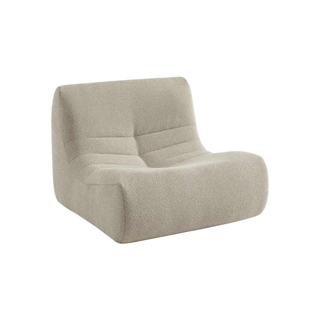 Divano modulare boucle, 2 posti, beige