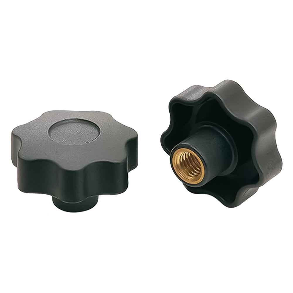 VOLANTINO CON BUSSOLA FILETTATA CIECA M6 Ø mm 30  - BricoGo