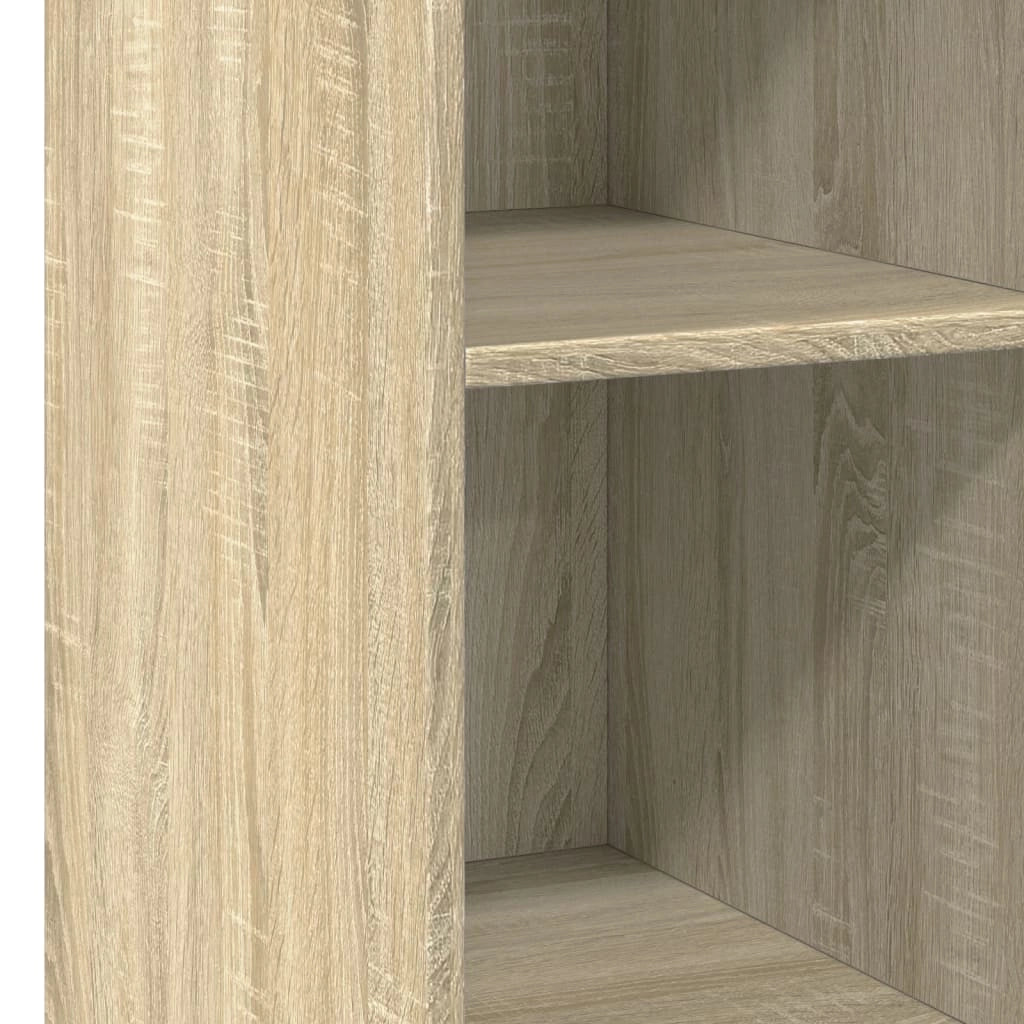 Buffet credenza cassettiera armadio mobile contenitore organizer cucina soggiorno rovere Sonoma 30 x 41 x 93 cm legno composito marrone 02_0031503