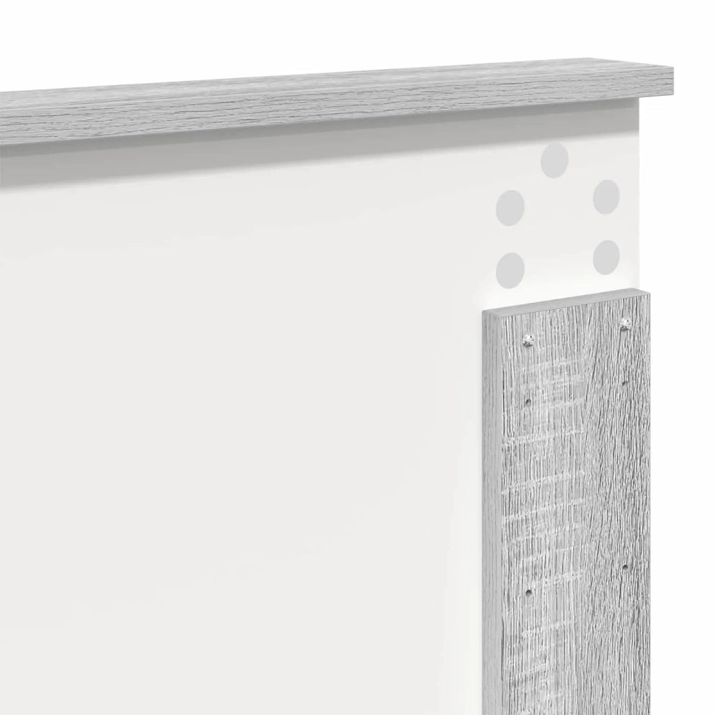 Testiera Sonoma grigia 100 cm Legno ingegnerizzato 887644