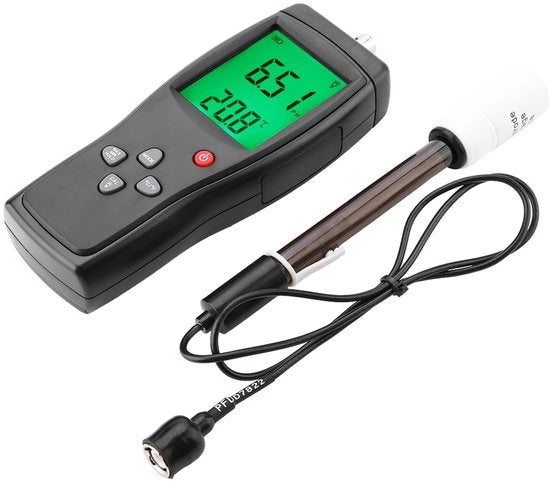 Misuratore pH Digitale - Strumento di Misura pH - Misuratore pH Acqua - Misuratore pH Piscina - Misuratore pH Terreno - Portata di Misura 0,00 a 14,00 - Misuratore pH